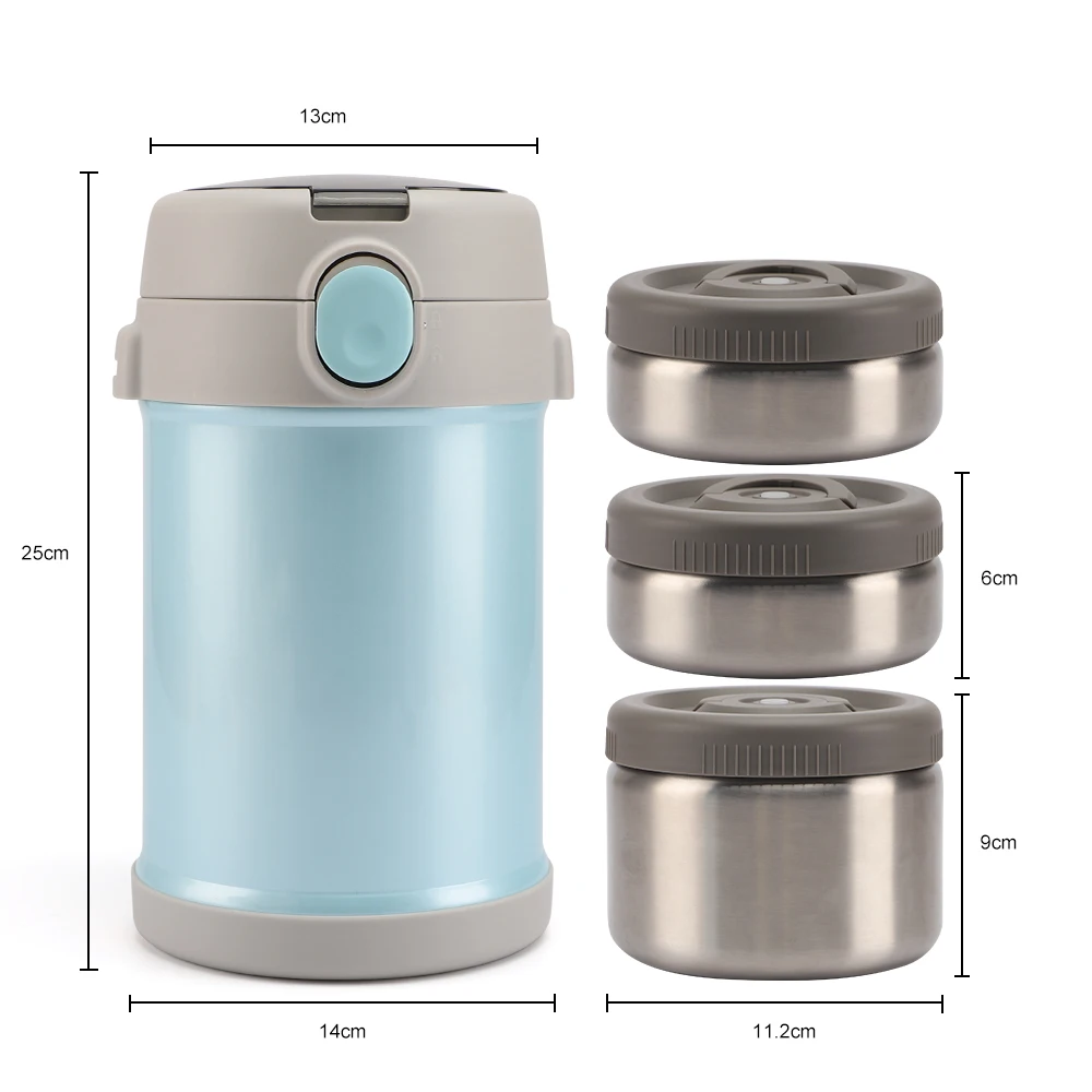 High Quality Food Flask Set Stainless Steel Insulated Thermos Food Jar