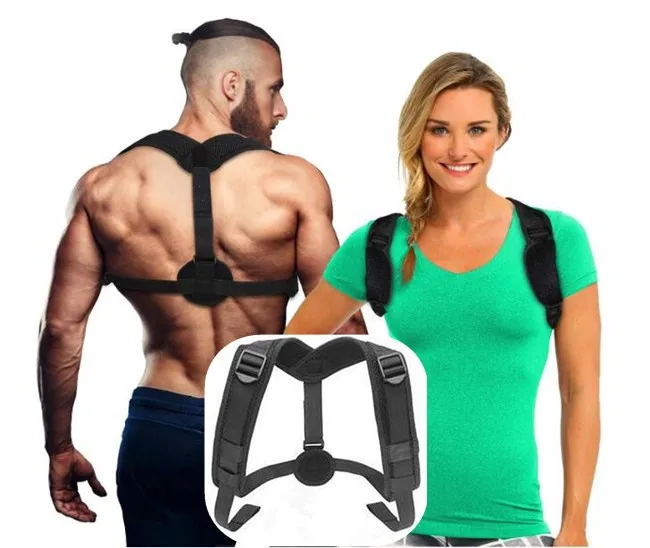 Регулируемый ремень для поддержки плеч унисекс, удобная фигурка, Корректор осанки, Корректор осанки, от производителя