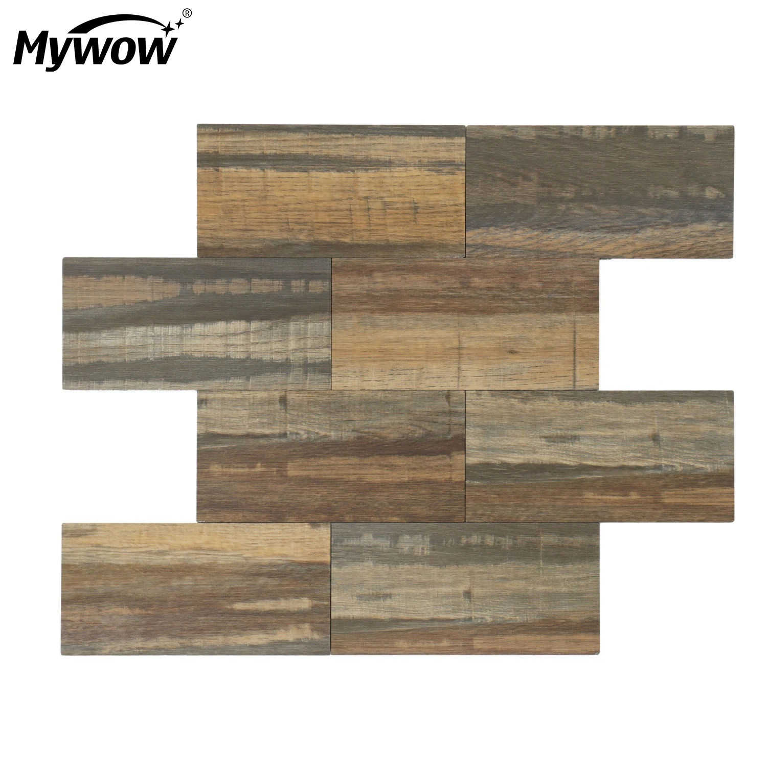 MyWow кухонный фон круглая наклейка-столб ПВХ мозаичная панель