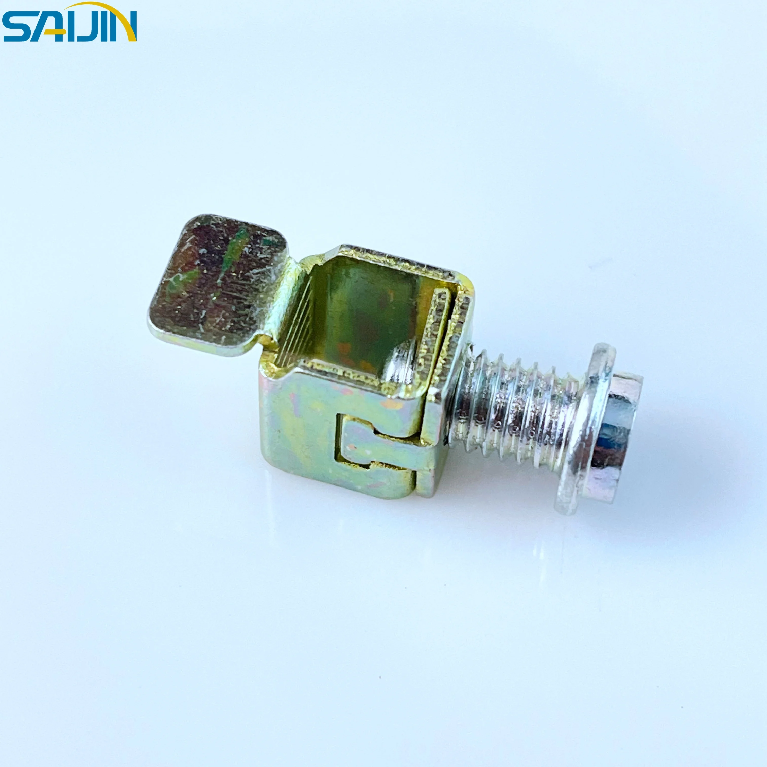 Новый дизайн, Клеммная клетка для розетки, из мягкой стали, оцинкованная, M6, 45H