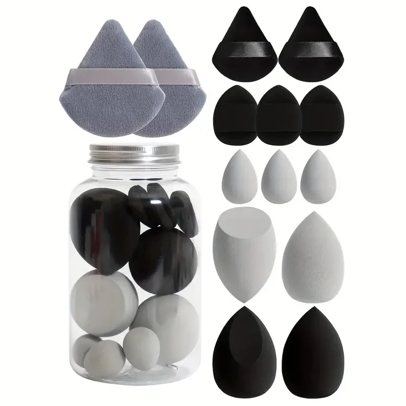 Cheap Blender Beauty Makeup Sponge Set Soft Powder Puff Beauty Egg Makeup Sponge Gift Set Cosmetics Tool Face Makeup Sponge Set
