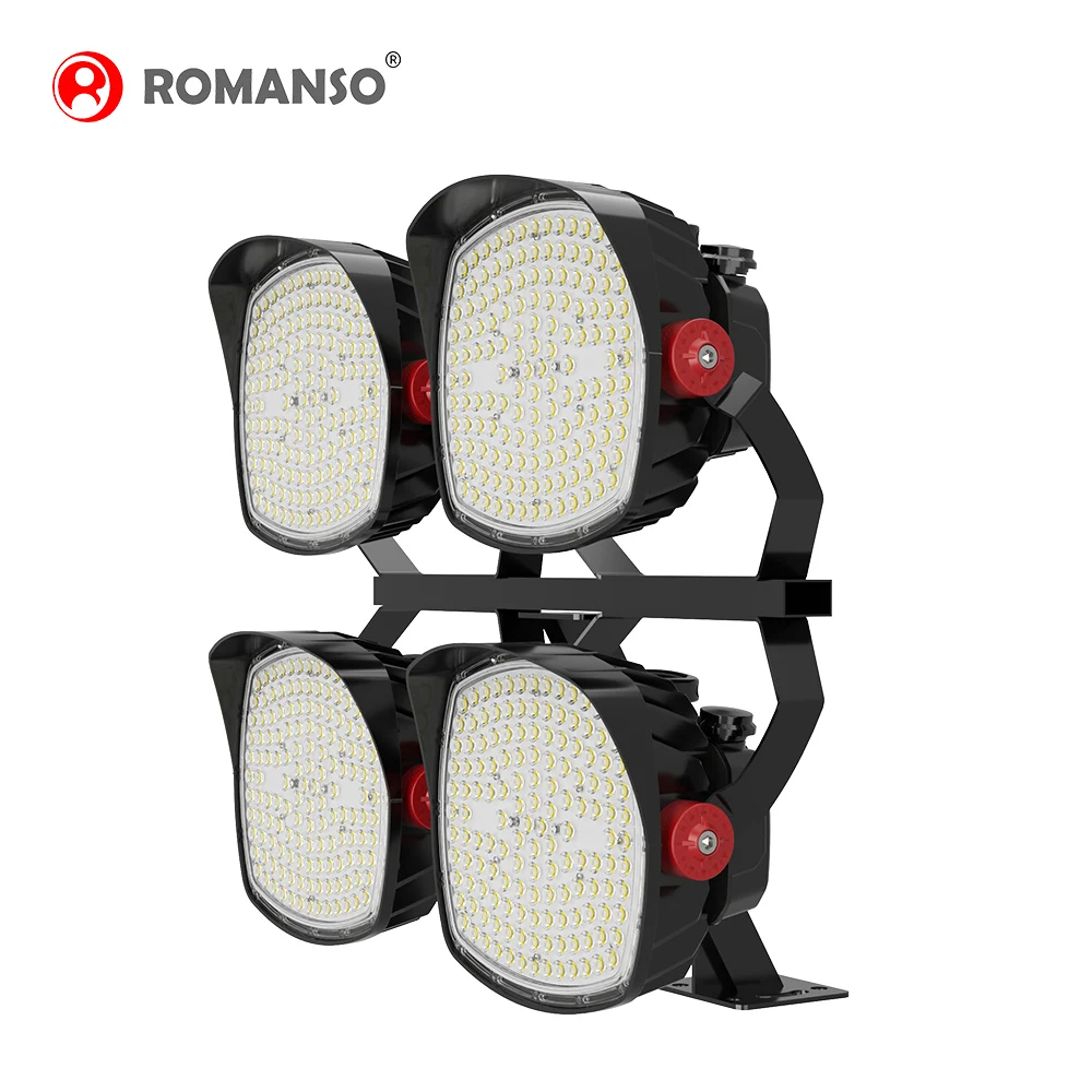 ROMANSO Led Sports Light 10KV Surge Protoectr  1200W ETL 500 watt Led Flood Light