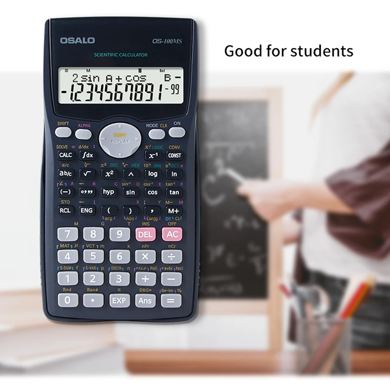 Hot Sale Electronic Calculator Function OS-100MS Calculadora Cientifica Scientific Calculator Made In China