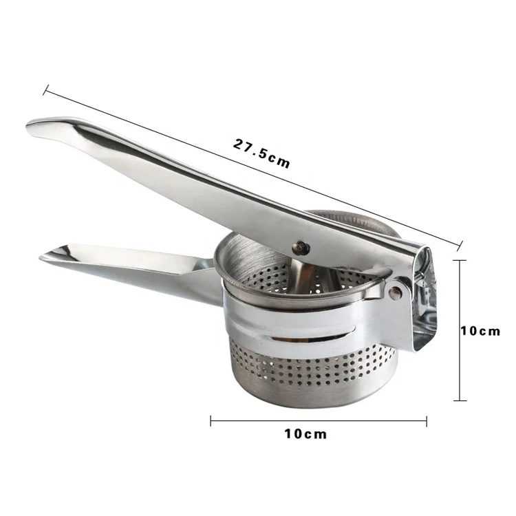 Professional Stainless Steel Baby Food Durable Stainless Steel Potato Ricer And Masher