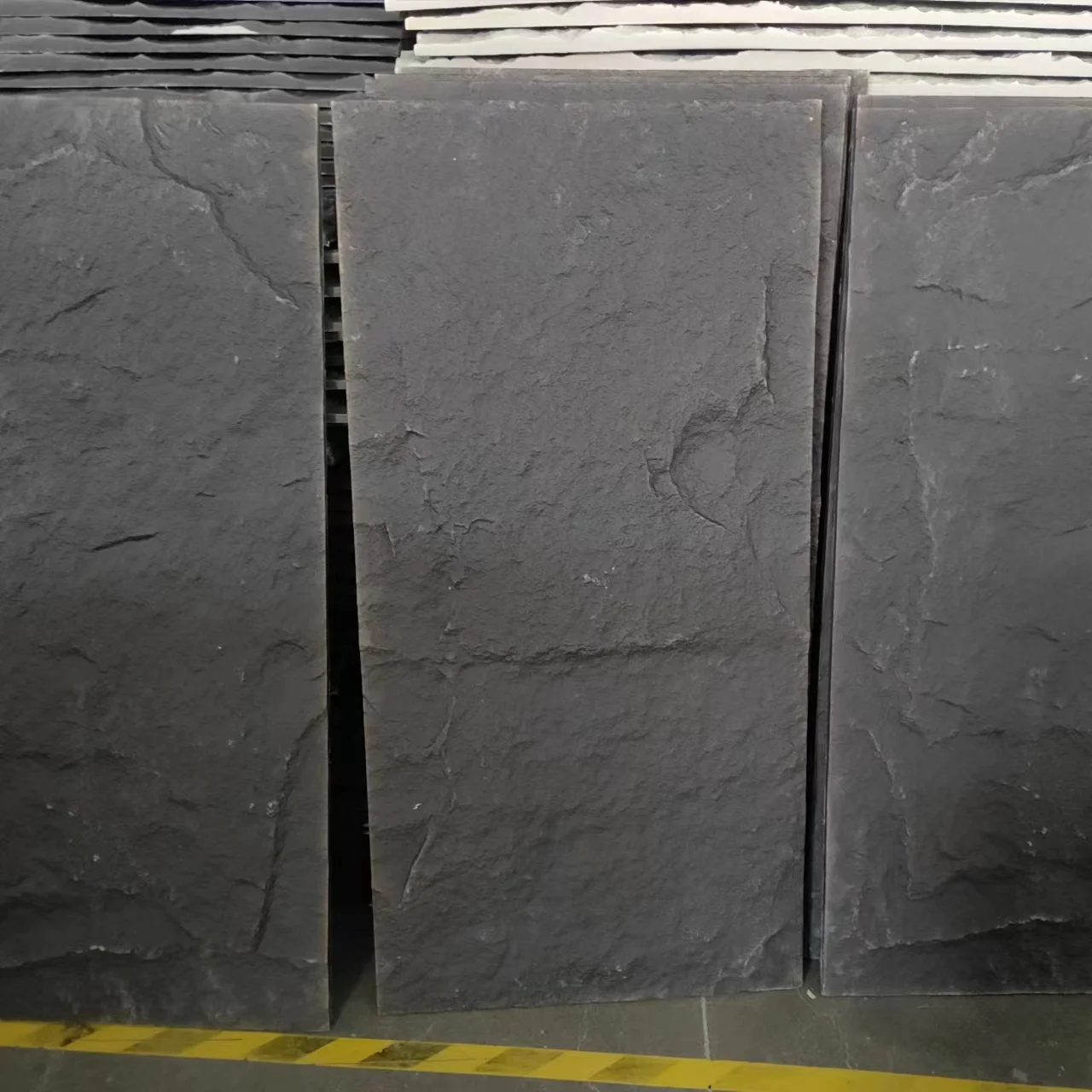 High Quality 3D Cement Look Interior Wall Decorative PU Stone White Wall Panel For House Wall