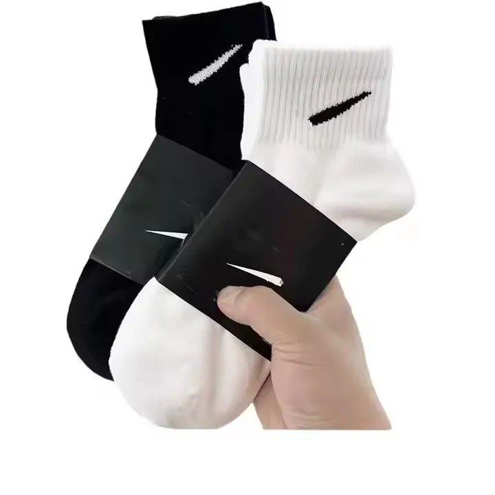 Trending Products 2025 3 Pairs Ankle Socks Manufacturer Cotton Sports Nk Crew for Women and Men