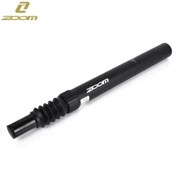 ZOOM Bicycle Seatpost Black Aluminum Alloy 25.4/27.2/28.6/30.9/31.6*350mm Dropper Suspension Seat Post For MTB BMX Road E-Bike