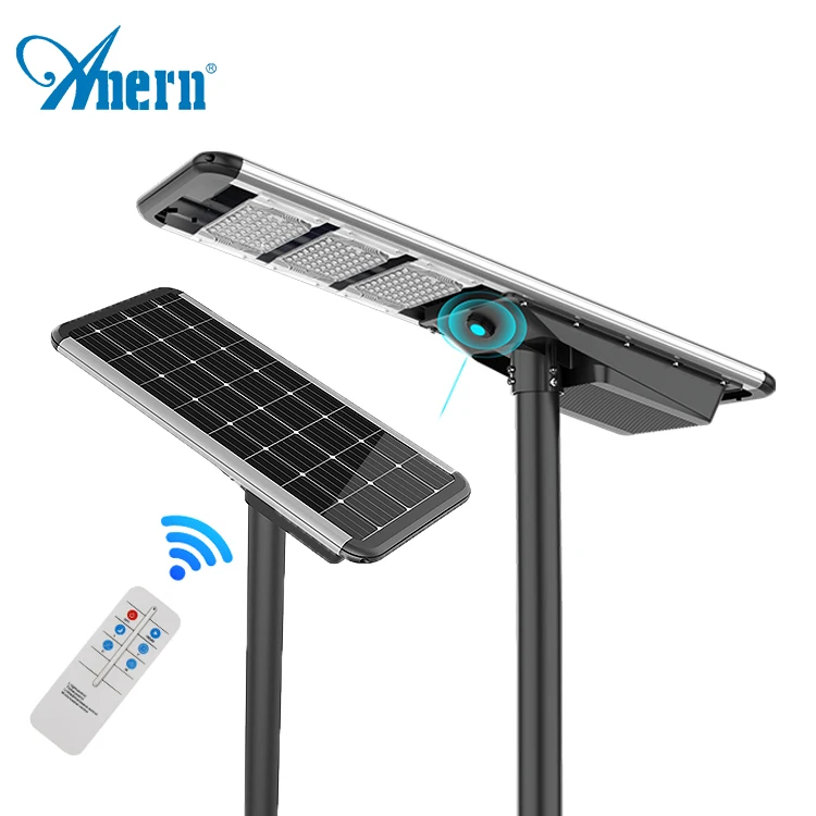 150W prices of integrated solar power street lights with cctv camera
