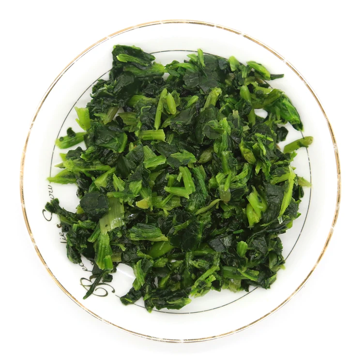 IQF Chopped spinach Frozen Spinach Frozen chines Vegetables