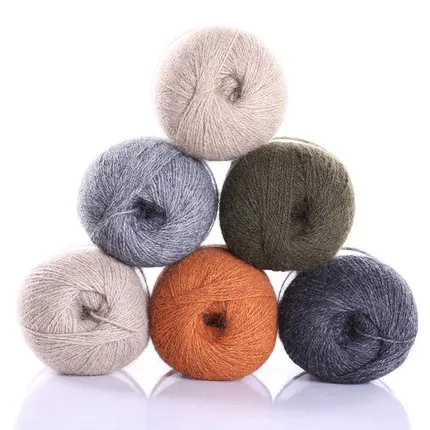 RongMeiXuan 12pcs 420g Hand Knitting Sheep Worsted Tufted 100% Wool Yarn