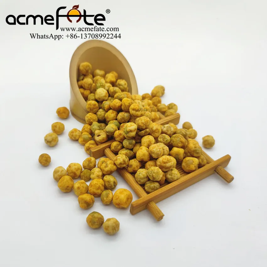 Crispy wasabi/spicy flavors Roasted Green Peas Fried Coated Green Peas Peas Snack