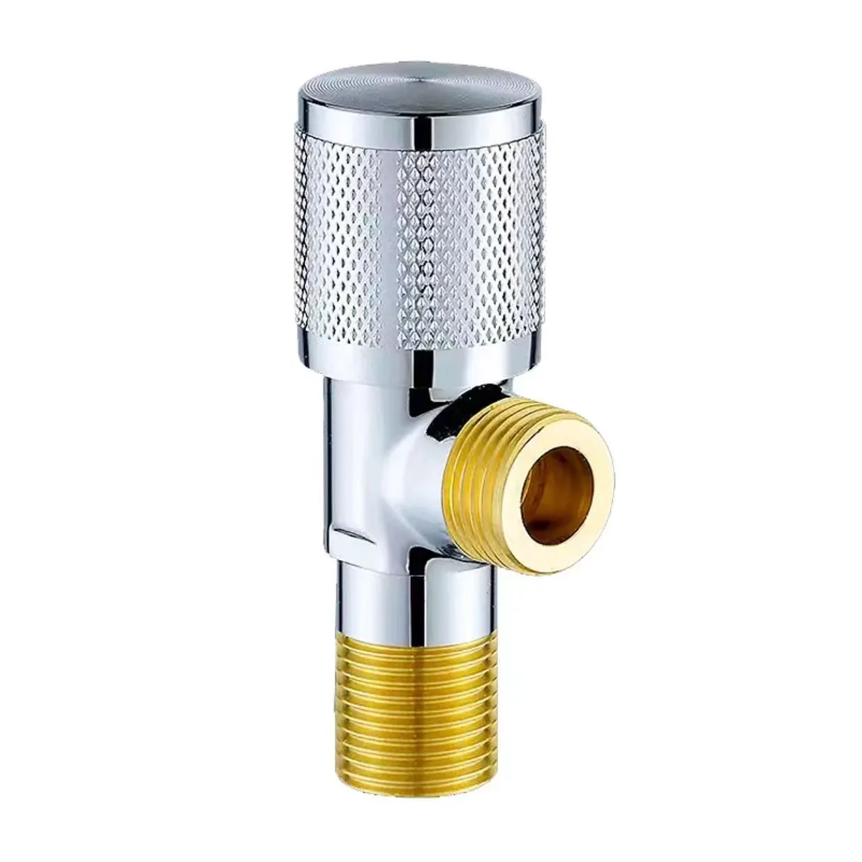 Dedicated Toilets Water Heaters All-Copper Thickened Triangular Valve Hot Cold Water One Inlet Two Outlets 4 Faucet Accessory