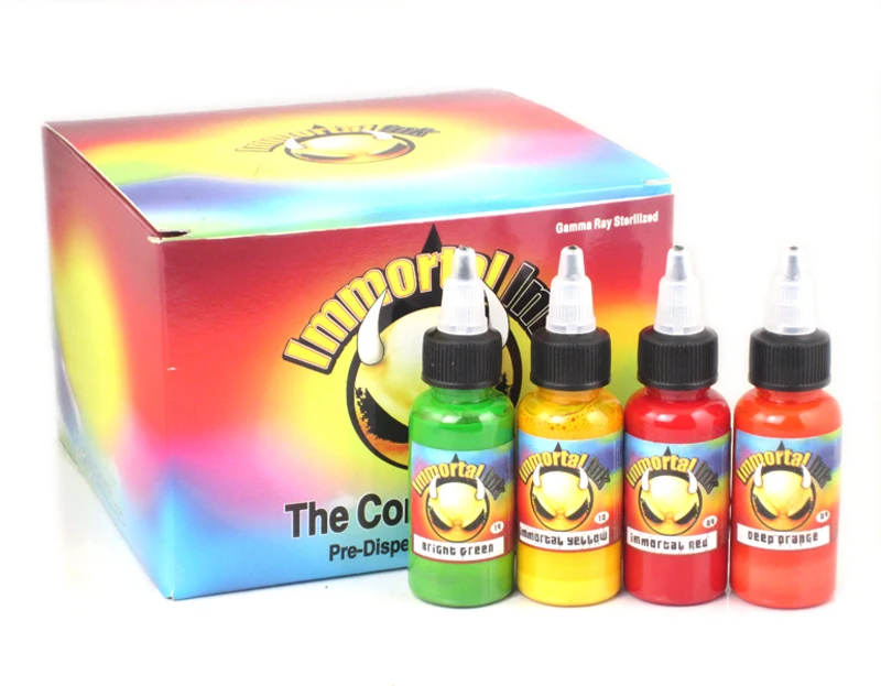 Wholesale price tattoo ink original 25 colors tattoo ink set Pre-Dispersed tattoo pigment ink