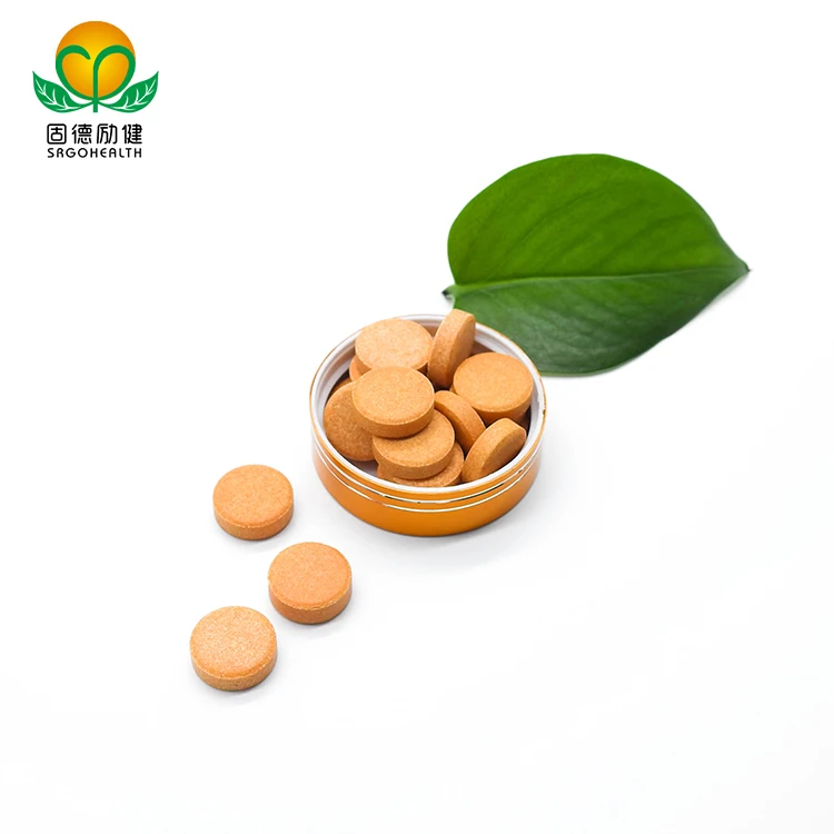 Immune System Booster Orange Flavor Pill 1500mg Chewable Vitamin C Tablet