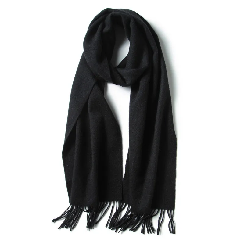 Embroidered logo Inner Mongolia Cashmere Pashmina Scarf