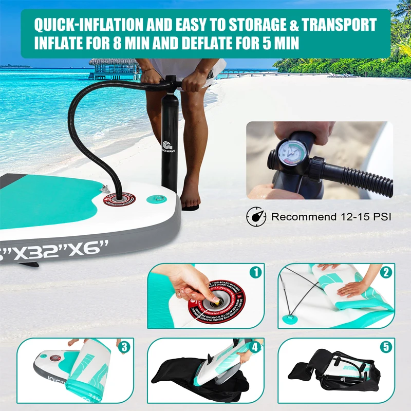 family giant SUP paddle board inflatable advenor inflatable stand up drop stitch paddle board