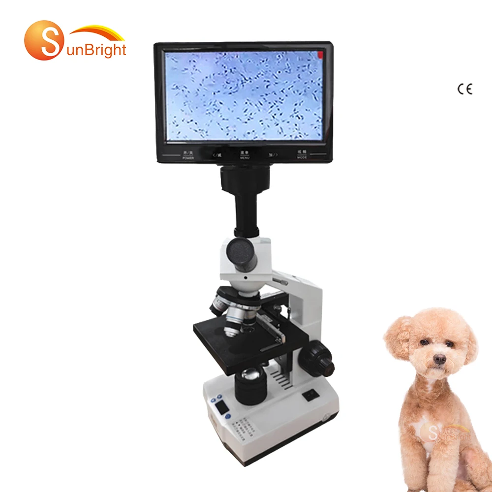 sunbright 5-inch professional veterinary microscope JM-Q12