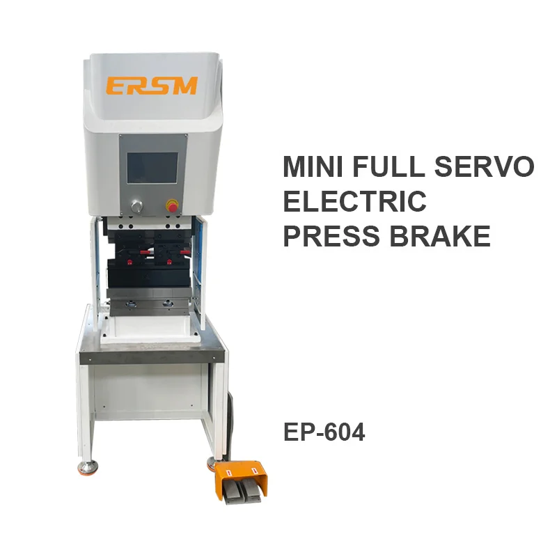 High Precision 6Ton 400mm Bending Length 2-3 axis Single Servo Motor Mini Electric Press Brake