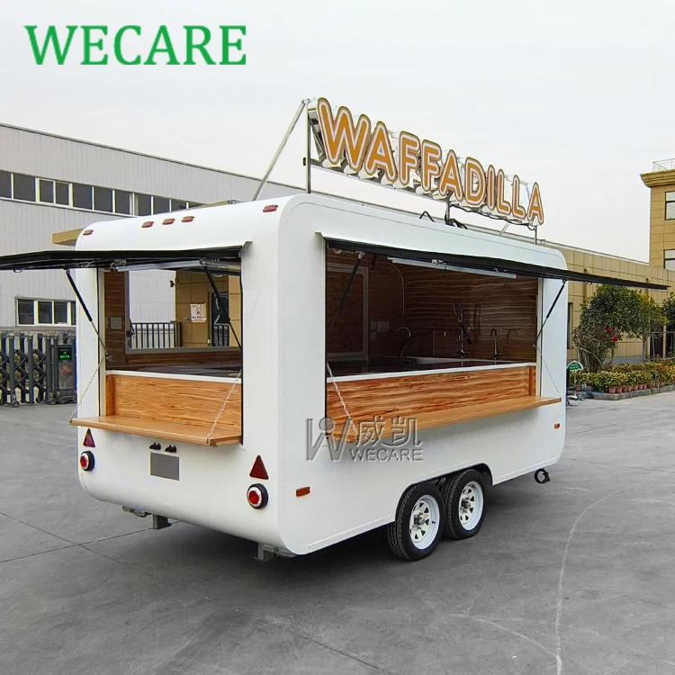 Wecare коммерческий Кейтеринг гостиничный грузовик с едой полностью оборудованный мобильный коктейльный сок напиток барбекю Закусочная фаст-фуд трейлер для продажи