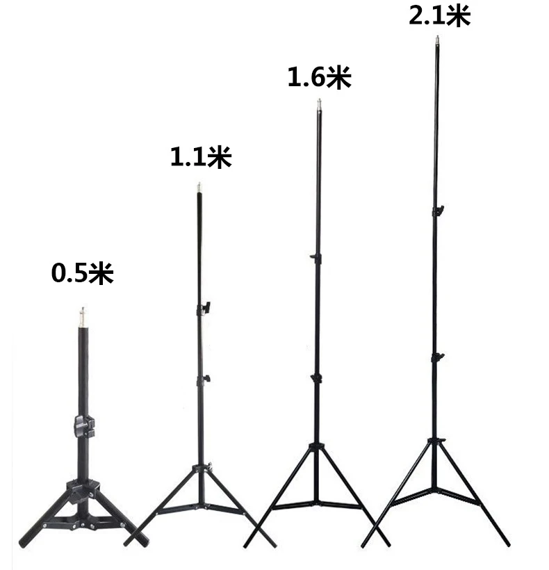 50cm 120cm 160cm 210cm Photographic Video Studio Camera Live Stream Tripod Stand