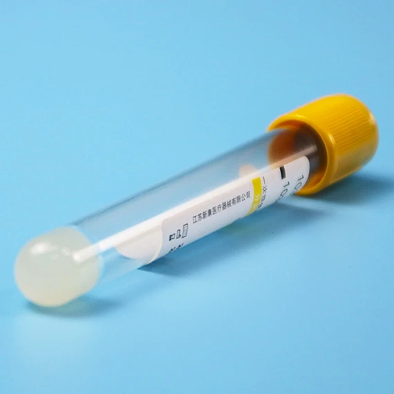 Disposable Plastic Gel & Clot Activator Additive collecting blood tube