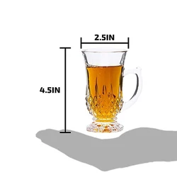 Turkish tea cups /espresso shot glasses/ glass tasting tumblers