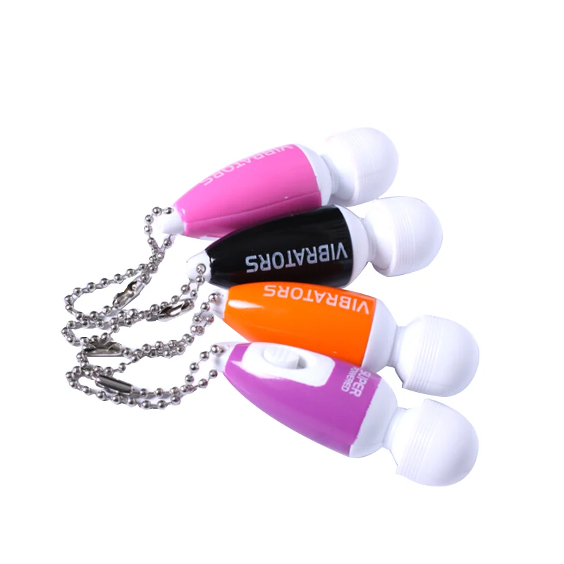 Keychain Vibrator Female Masturbation Jumping Egg Wand Massager Mini Av Vibrator Sex Toy Women
