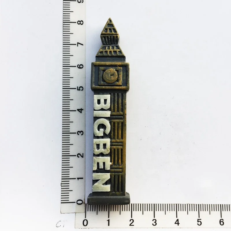 Custom made worldwide tourist gift UK London souvenir resin refrigerator magnets Custom 3D tourism souvenir fridge magnet
