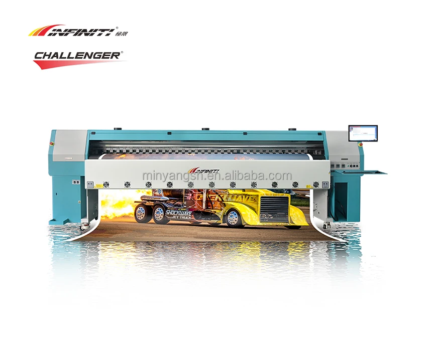 INFINITI FY 3200AT Plus H4 classic Wide format vinyl banner label digital printing Inkjet Printer with 4 pcs Alpha heads