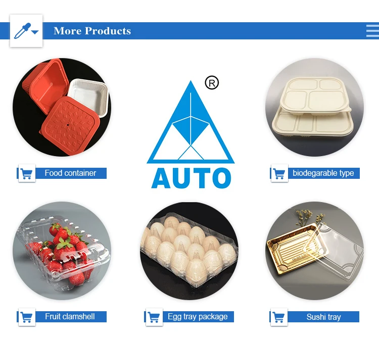 
AUTO DW4-78 Multistep Speed Thermoformer Plastic Thermoforming Machine Ordinary Product Manufacturing Plant Pet Provided Hips PS 