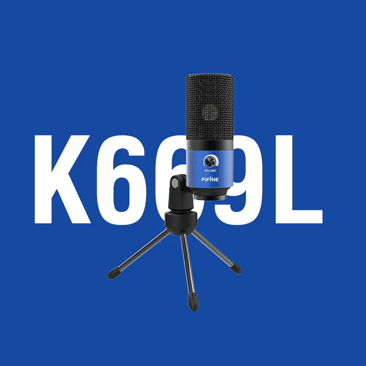 Добро пожаловать дистрибьютор Fifine K669 шумоподавление микрофона проводной микрофон Usb Подкаст конденсаторный