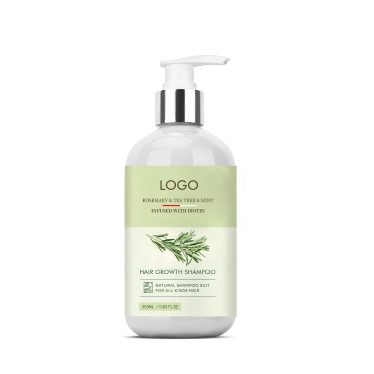 Private Label Organic Natural Anti-loss Rosemary Hair Growth Shampoo For Thinning Hair