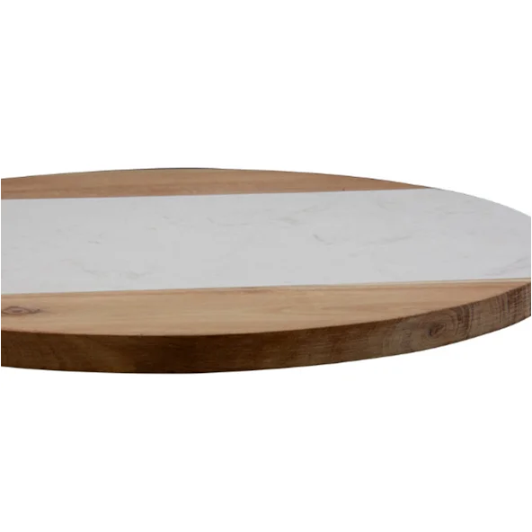 Customs Modern Wooden Marble Cutting Wood Charcuterie Set Serving Tray Cheese Board