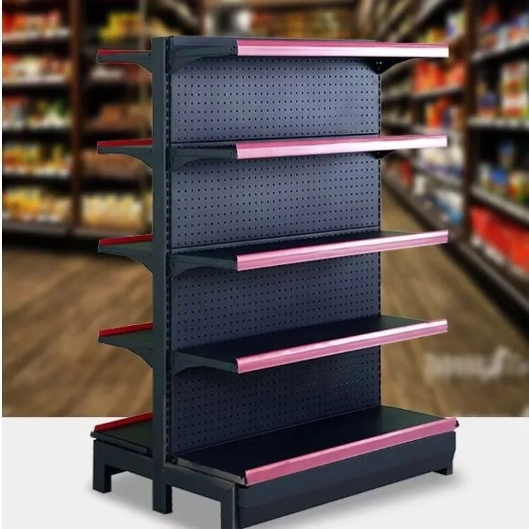 Good service Custom-made products metal material  Supermarket gondola Shelf for store