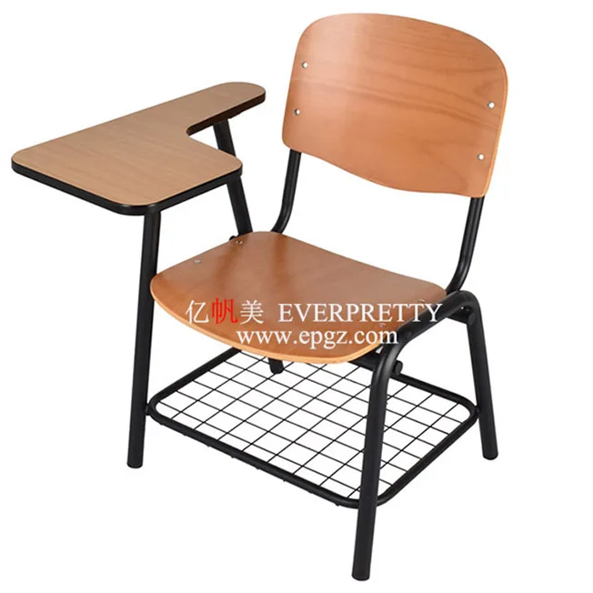 High Quality School Furniture Chairs with Tables Attached for Sale