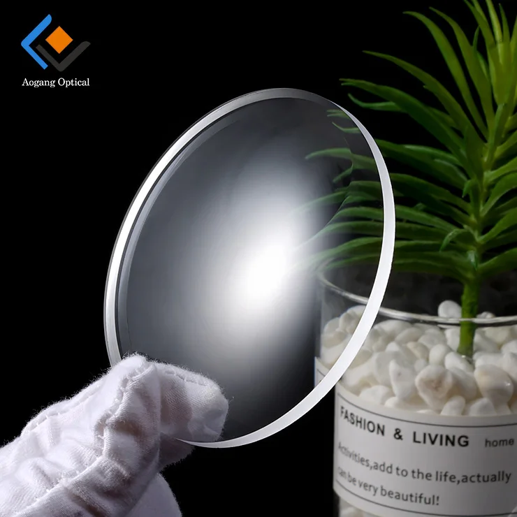 AOGANG Optical 1.499 cr39 Round Top Flat Top Blended Top Bifocal Lens Blank Ophthalmic Lenses Manufacturers