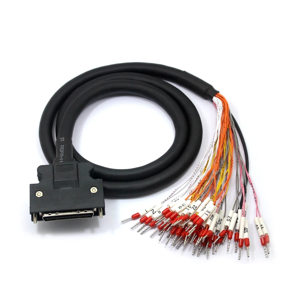 A5 A6 Servo driver X4 Interface 50 pin I/O Signal Control Line Mitsubishi Delta CN1 Plug 20Pin 44Pin
