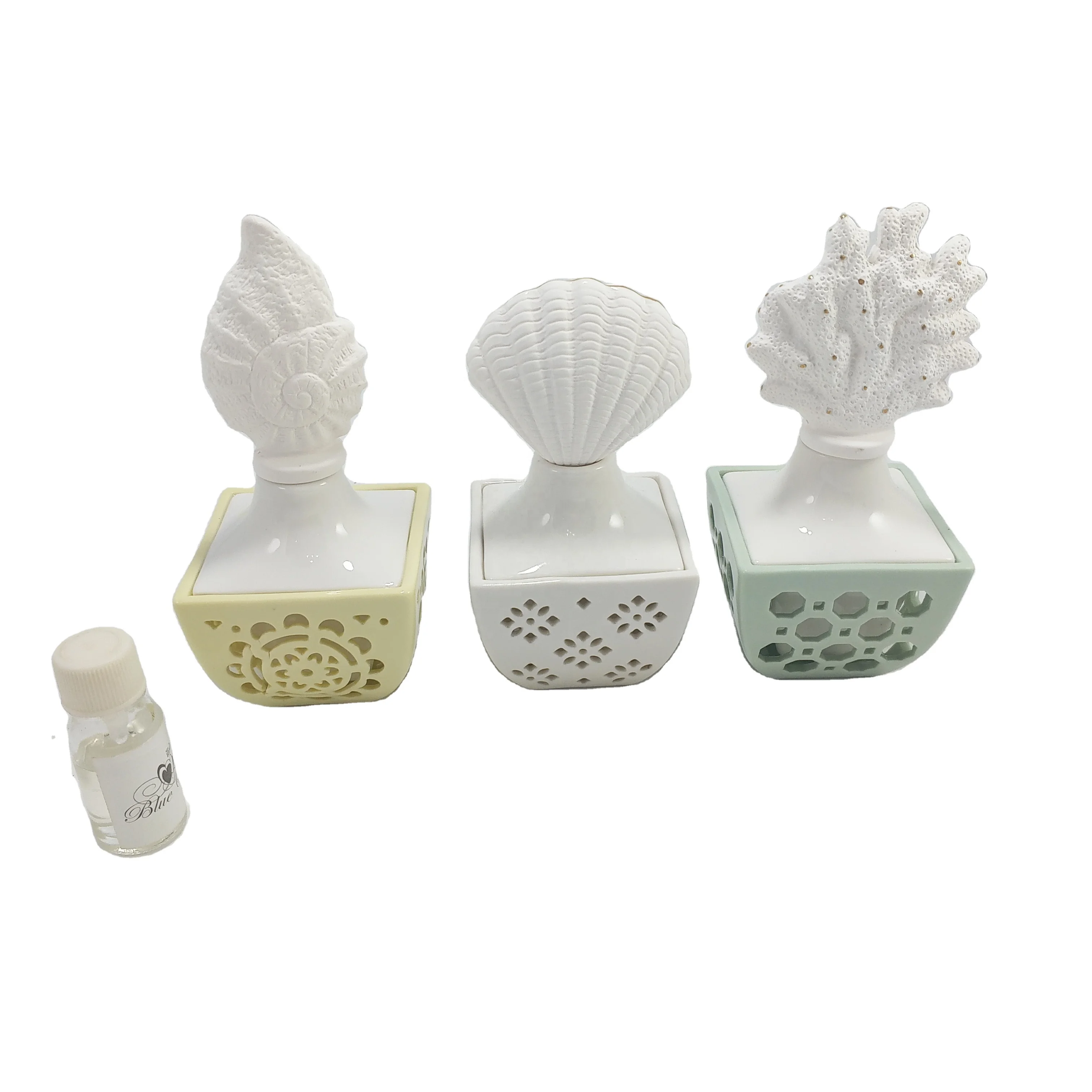 Essential Oil Burner Candle Aroma Reed Diffuser SET For Spa Yoga