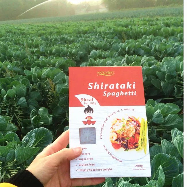 Диабетическая пища нулевая Nudeln Konjac паста Shirataki рисовая лапша оптом