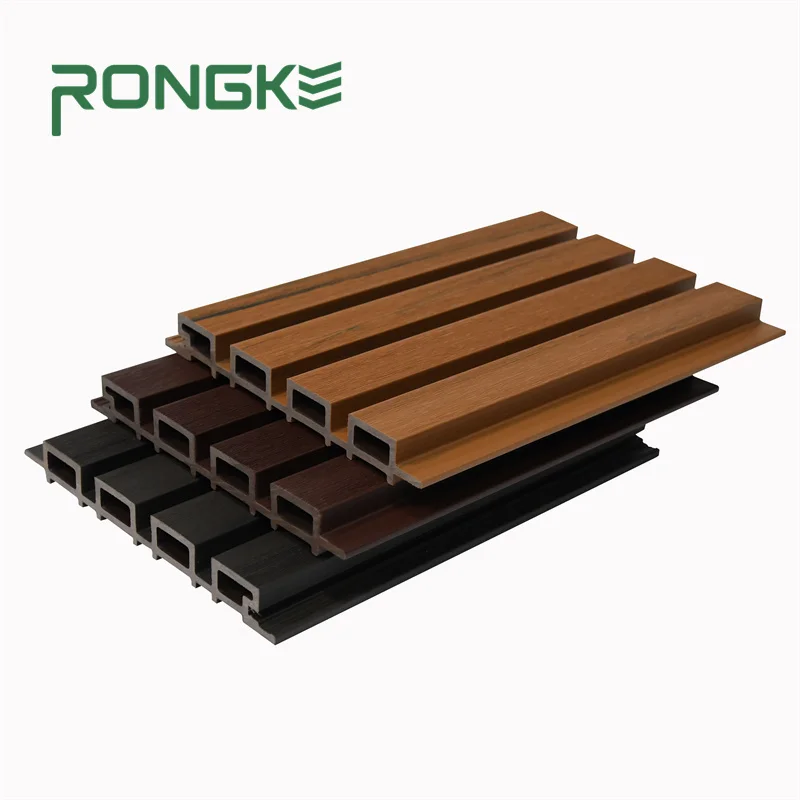 Decorative outdoor wpc wall cladding exterior louver panel ceiling