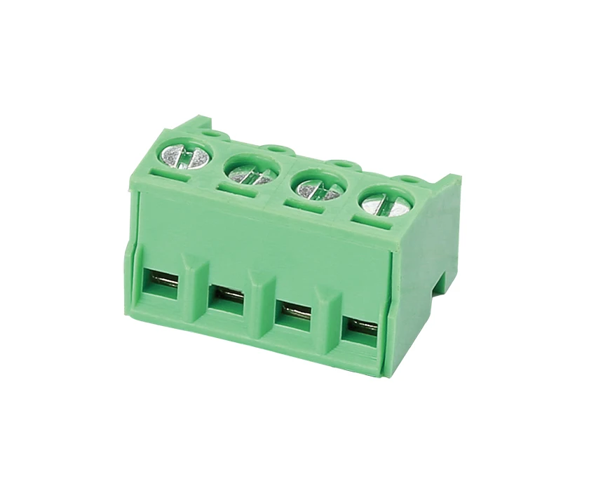 PCB euro type Brass Terminal Block DG332W-5.0 Pitch KF332W MG332W WJ332W green connectors motor manufacturer China