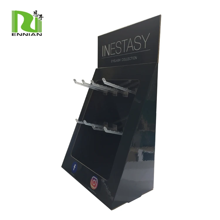 advertising Sunglasses Cardboard POP Counter Display Standee with Hooks Table Banner Display for Movie