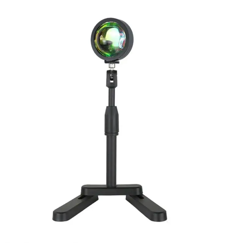 Ночник-проектор, светодиодный светильник с углом поворота 360 градусов, Романтический светодиодный светильник с USB-зарядкой, радужная проекционная лампа для гостиной