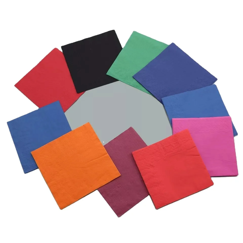 Food safe biodegradable and compostable premium quality black Color paper napkin