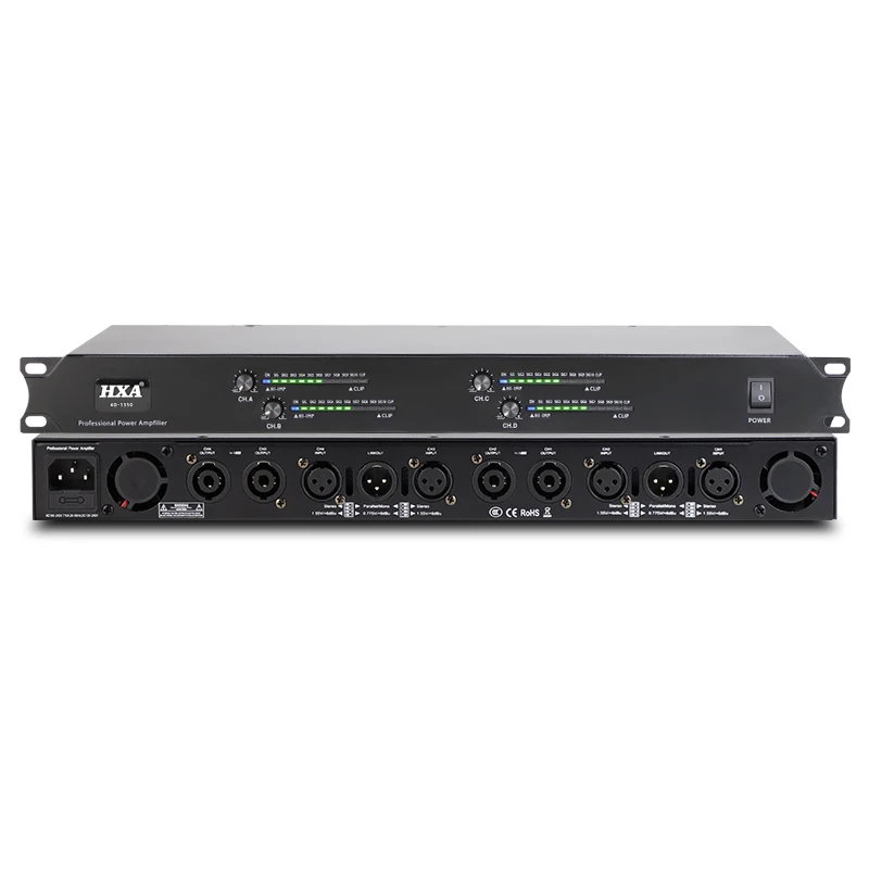 High Quality 4 channel Power Amplifier