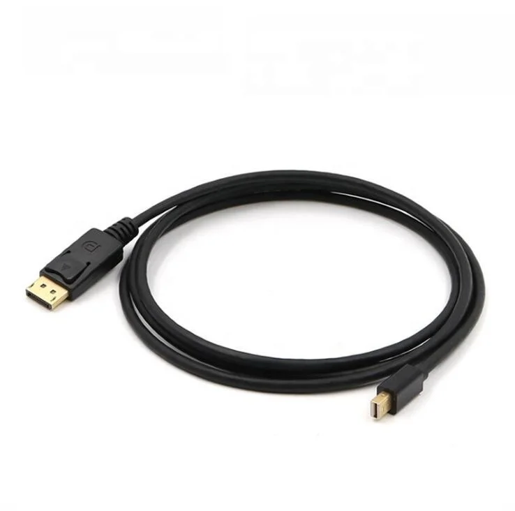 Custom New High Quality 1.8M 3M Gold Plated Head Displayport DP to Mini DP Displayport Adapter Cable 4K 60Hz Full HD Cable