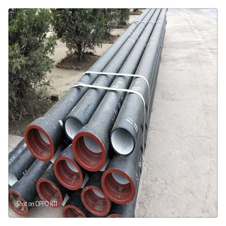 S-Section Nodular Cast Iron Pipe for Gas and Liquid Transportation in Industrial Enterprises K7 K8 Ductile Iron Pipe
