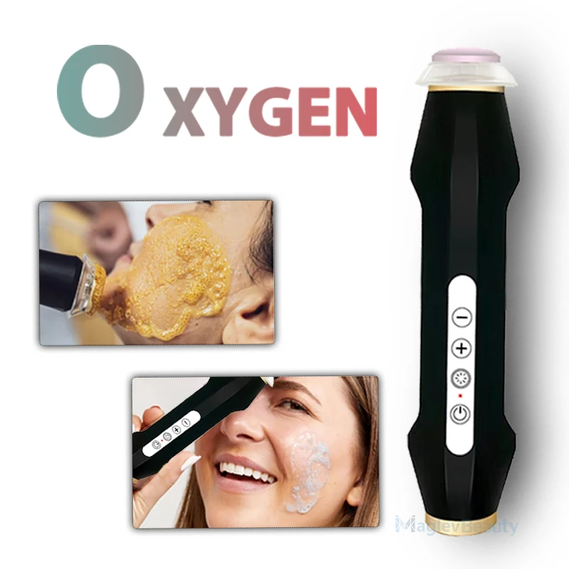 2024 New Design CO2 Small Bubble Oxygen Pen Rechargeable Machine Beauty Facial Skin Care & Whitening Machine