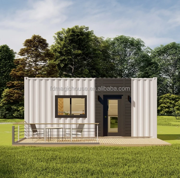 Compact Container Office US Standard 20HQ Office with Bathroom and Foldable Bed Container office with toilet