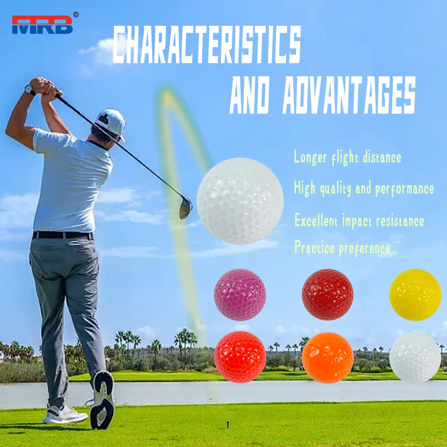 Premium Polypropylene Golf Ball Durable Long Lasting For Exceptional Performance On The Course high bounce led golf ball